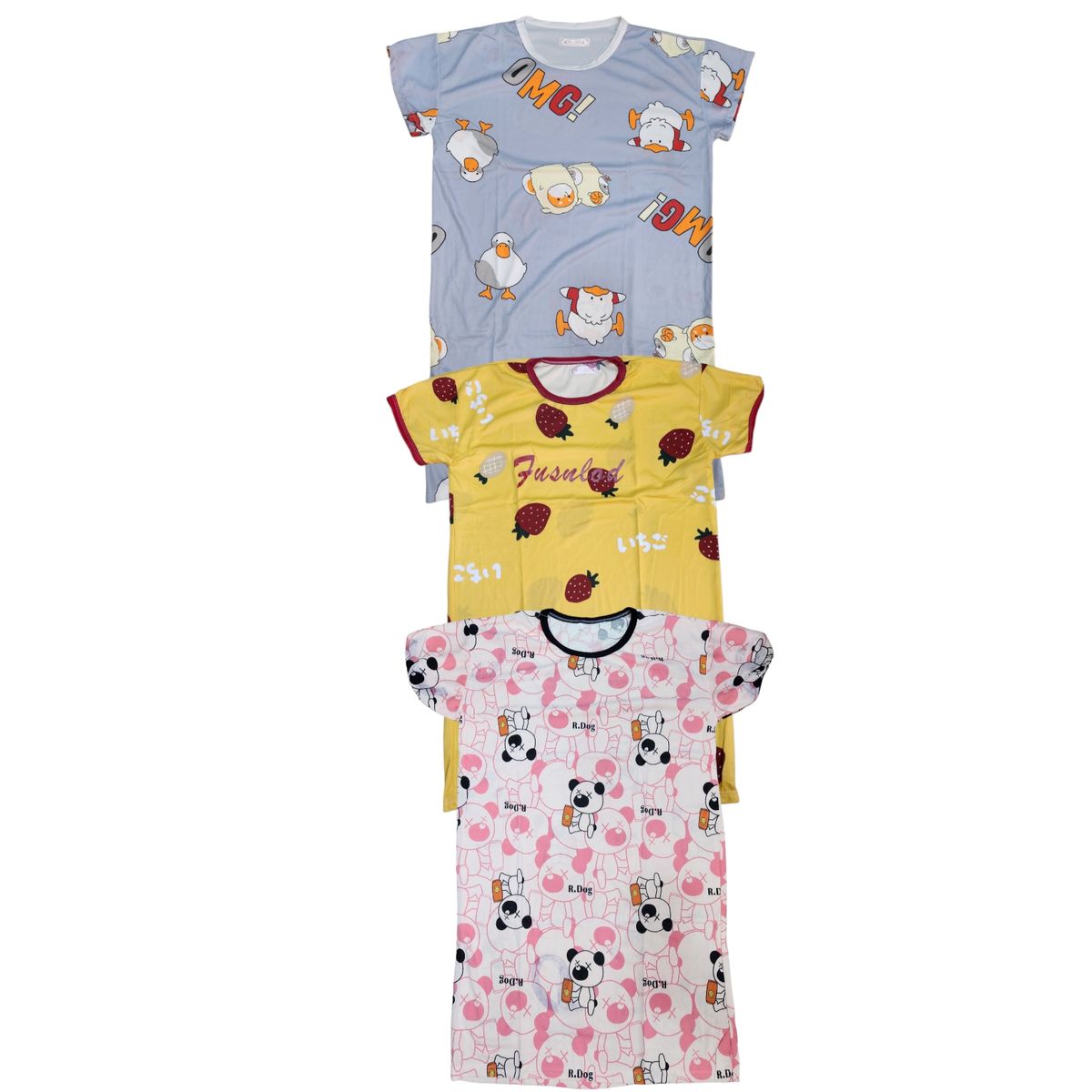 AGW - Pack 3 Camisas Dormir Mujer