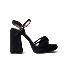 BOTELI - Taco Mujer Negro Cristel