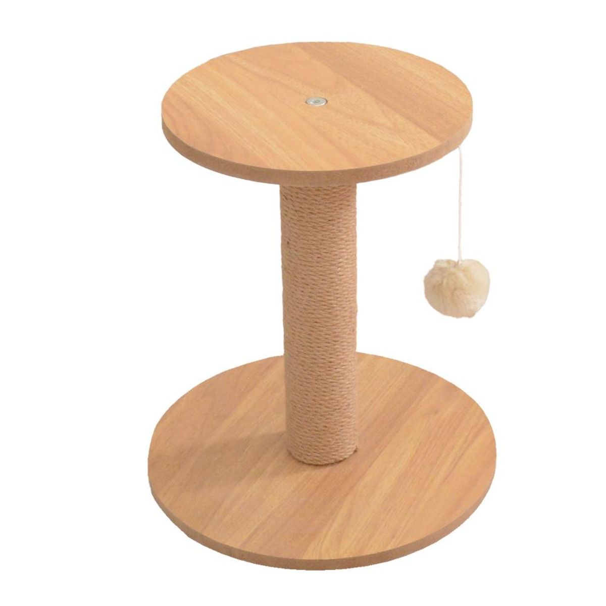 DETODOYMAS - Rascador de Gato 1 nivel + Pompon MH04 DETODOYMAS