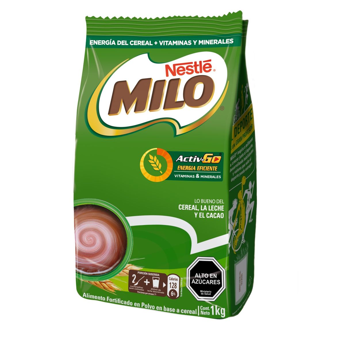 NESCAFE - Saborizante Para Leche Milo® Activ-go® Bolsa 1000g
