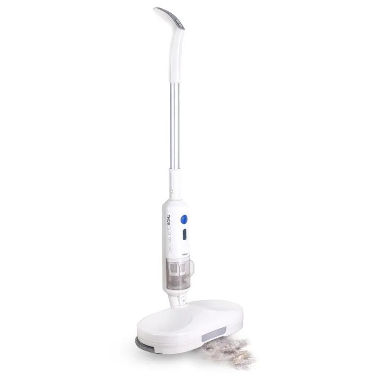THORBEN Pulidora, mopa y aspiradora vertical/manual Dual Spin Vac