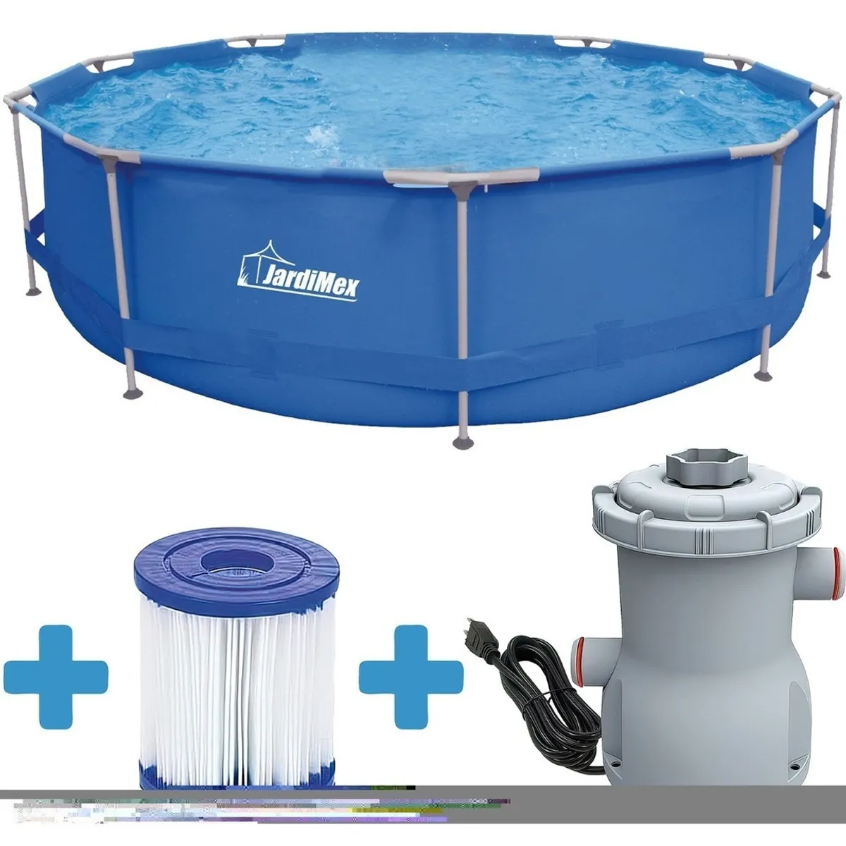 JARDIMEX - Piscina Estructural Rendonda Capacidad 4383 L Jardimex