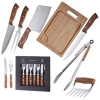 Set Parrilla 15 Piezas Acero Inoxidable PAR50