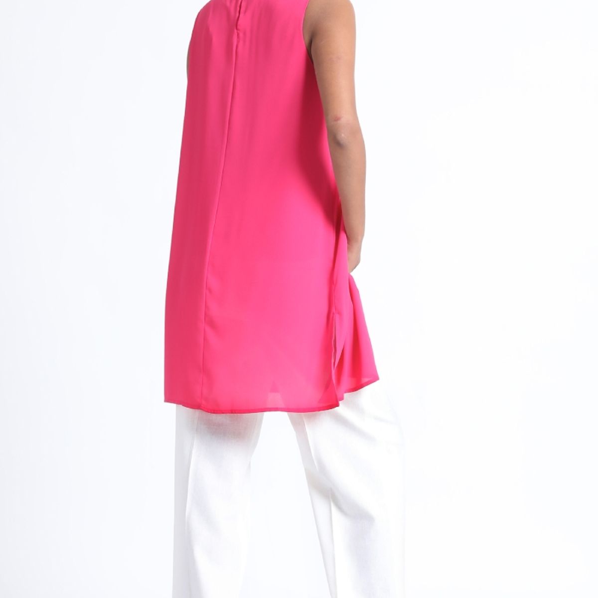 LIOLA - Blusa Doble Capa Fucsia Liola