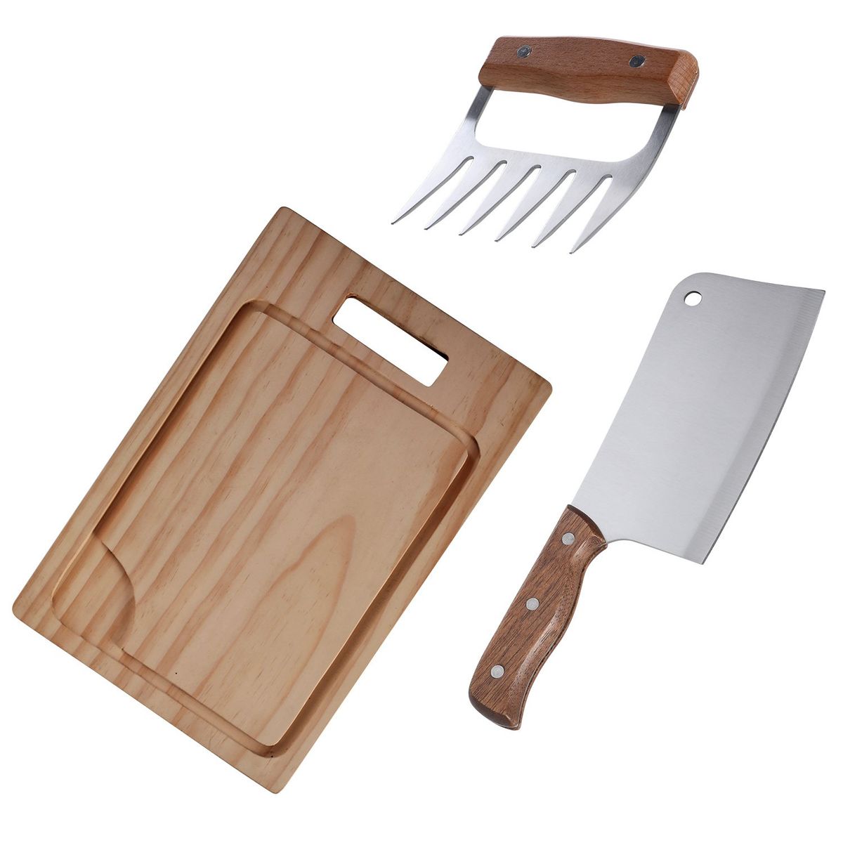 ARTHOME - Set Parrilla 03 Piezas Acero Inoxidable Arthome PAR63
