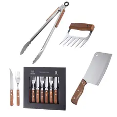 ARTHOME - Set Parrilla 11 Piezas Acero Inoxidable PAR66