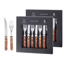 ARTHOME - Set Parrilla 16 Piezas Acero Inoxidable PAR67