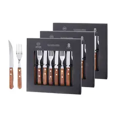 ARTHOME - Set Parrilla 24 Piezas Acero Inoxidable PAR68