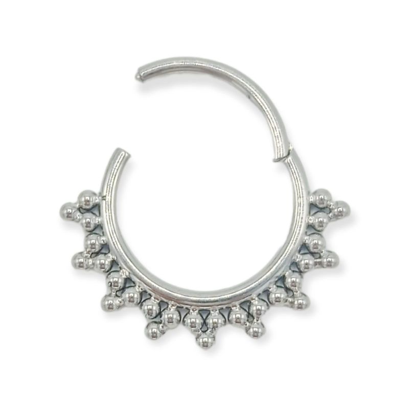 ELBAULDEJUMA - Piercing Septum Daith Helix Tragus F136 G23 Acero De Titanio