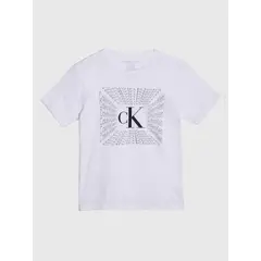 CALVIN KLEIN - Polera Niño Twilight Blanco