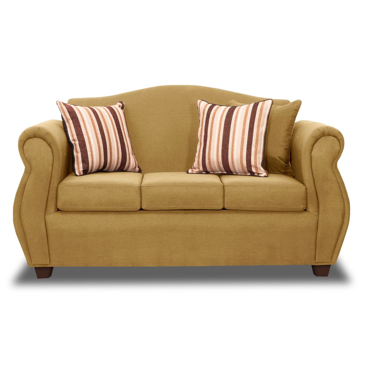 DECOOUTLET - Sofa 3 Cuerpos Cancún 157 Tela Oro