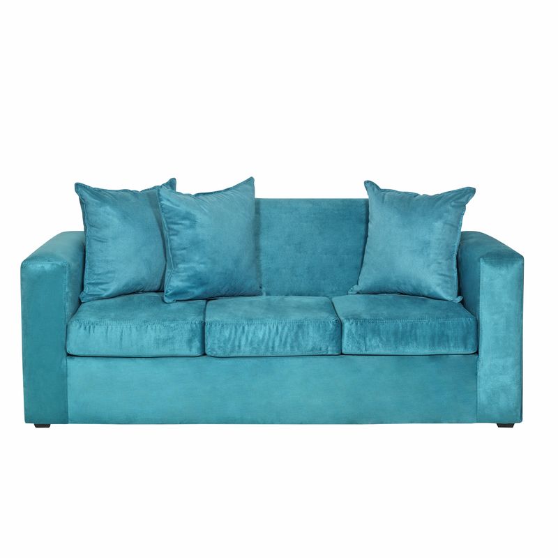 DECOOUTLET - Sofá Turín 3 Cuerpos Felpa Calipso