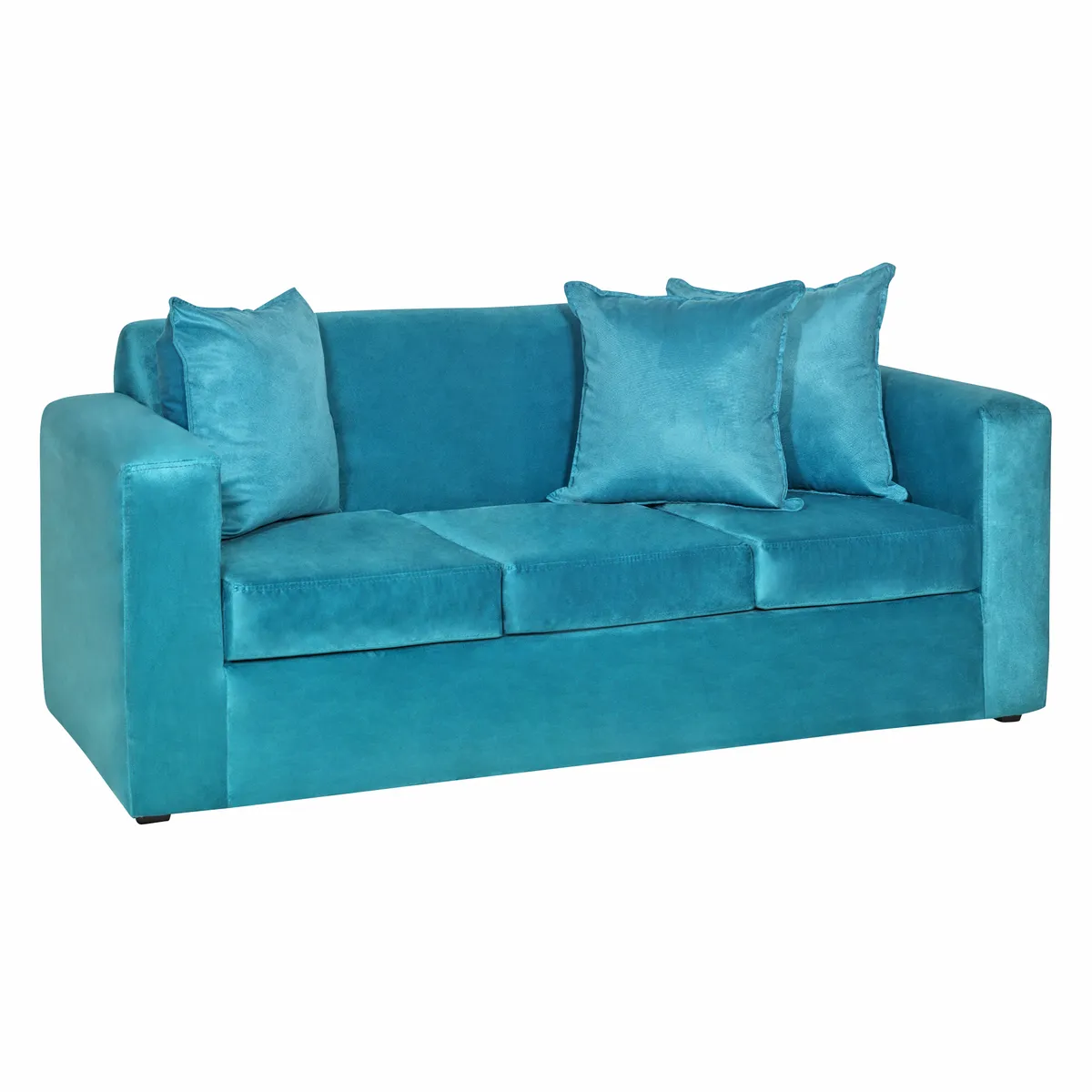 DECOOUTLET - Sofá Turín 3 Cuerpos Felpa Calipso