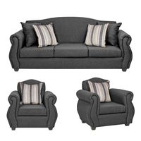 Living 311 Cancún Tela Gris Oscuro