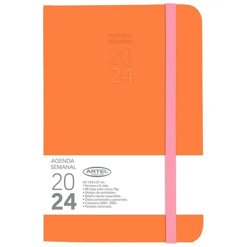 ARTEL - Agenda Semanal 2024 Apricot