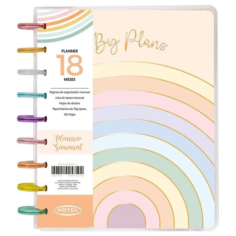 ARTEL - Big Planner 18 meses