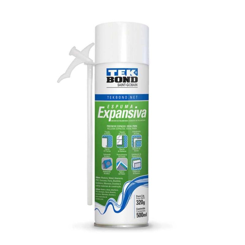 TEKBOND - Espuma Expansiva Pu Tekbond 320 G / 500 Ml Uso General
