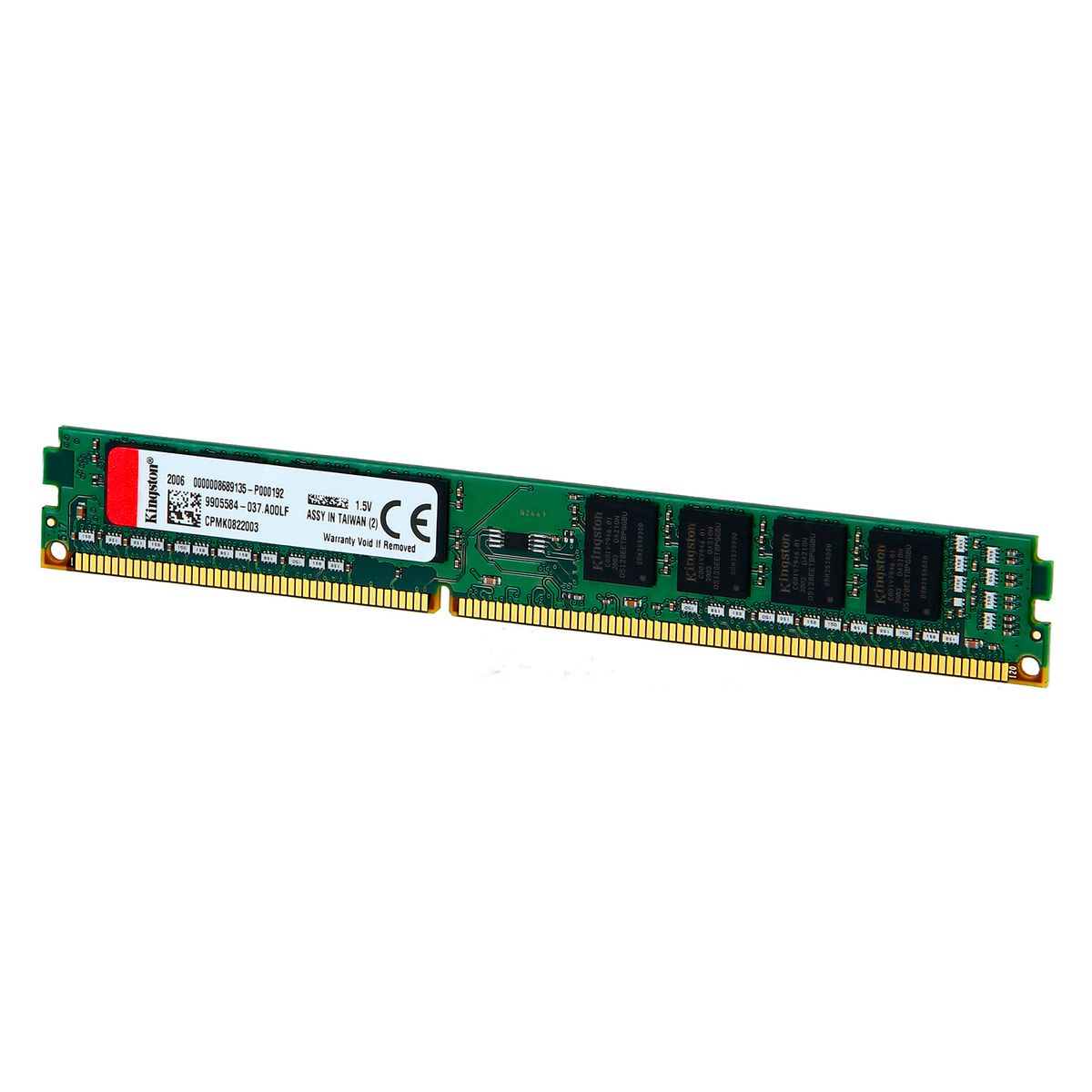 KINGSTON - Memoria Ram PC Kingston 8GB DDR3-DIMM 1600MHz CL11 1.5 V