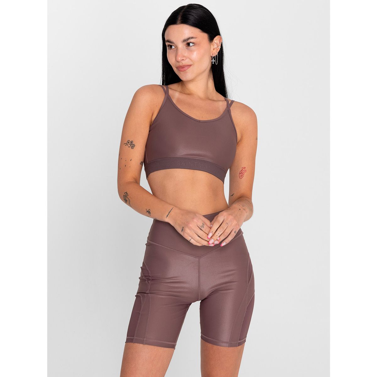 BSOUL - Peto deportivo Bra SAINTMALĒ Marrón Mujer BSOUL