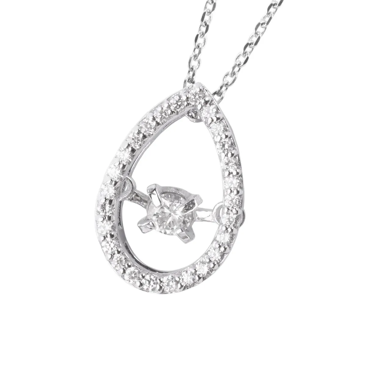 JB JOYAS BARON - Collar de Oro 18kt con Diamantes Ovalado