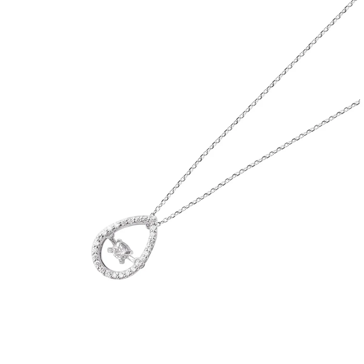 JB JOYAS BARON - Collar de Oro 18kt con Diamantes Ovalado