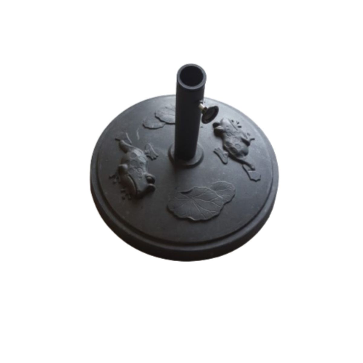 LUMAX - Base Para Quitasol Solida Redonda con diseño