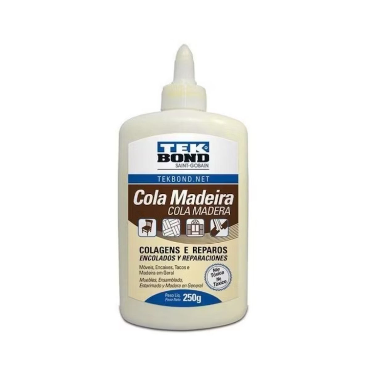 TEKBOND - Cola Fría Para Madera Tekbond 250 Gr