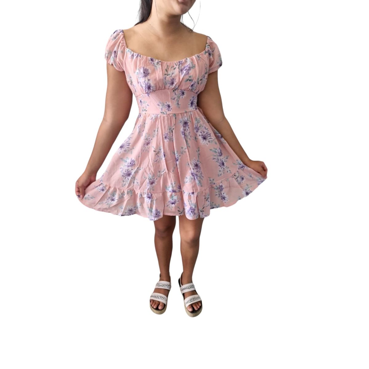 LUNA - Mini Vestido Floreado 2280