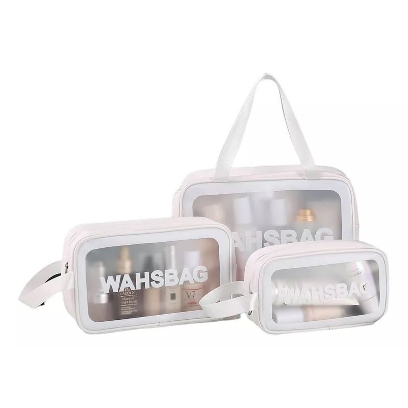 GENERICO - Neceser Organizador Bolsa De Cosméticos Transparente blanco