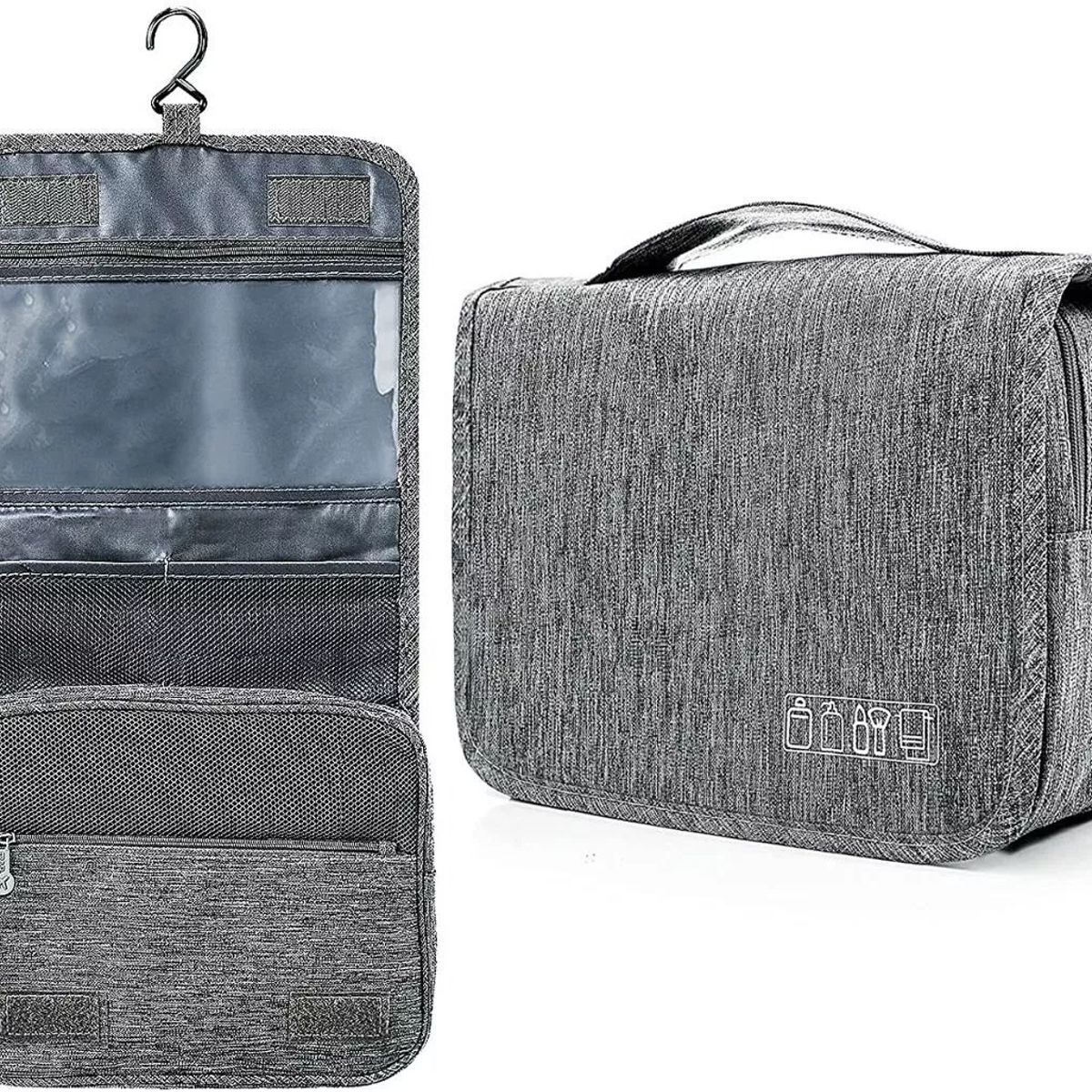 GENERICO - Bolsa De Viaje Cosmético Organizador De Maquillaje  gris