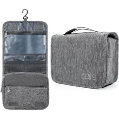 GENERICO - Bolsa De Viaje Cosmético Organizador De Maquillaje gris
