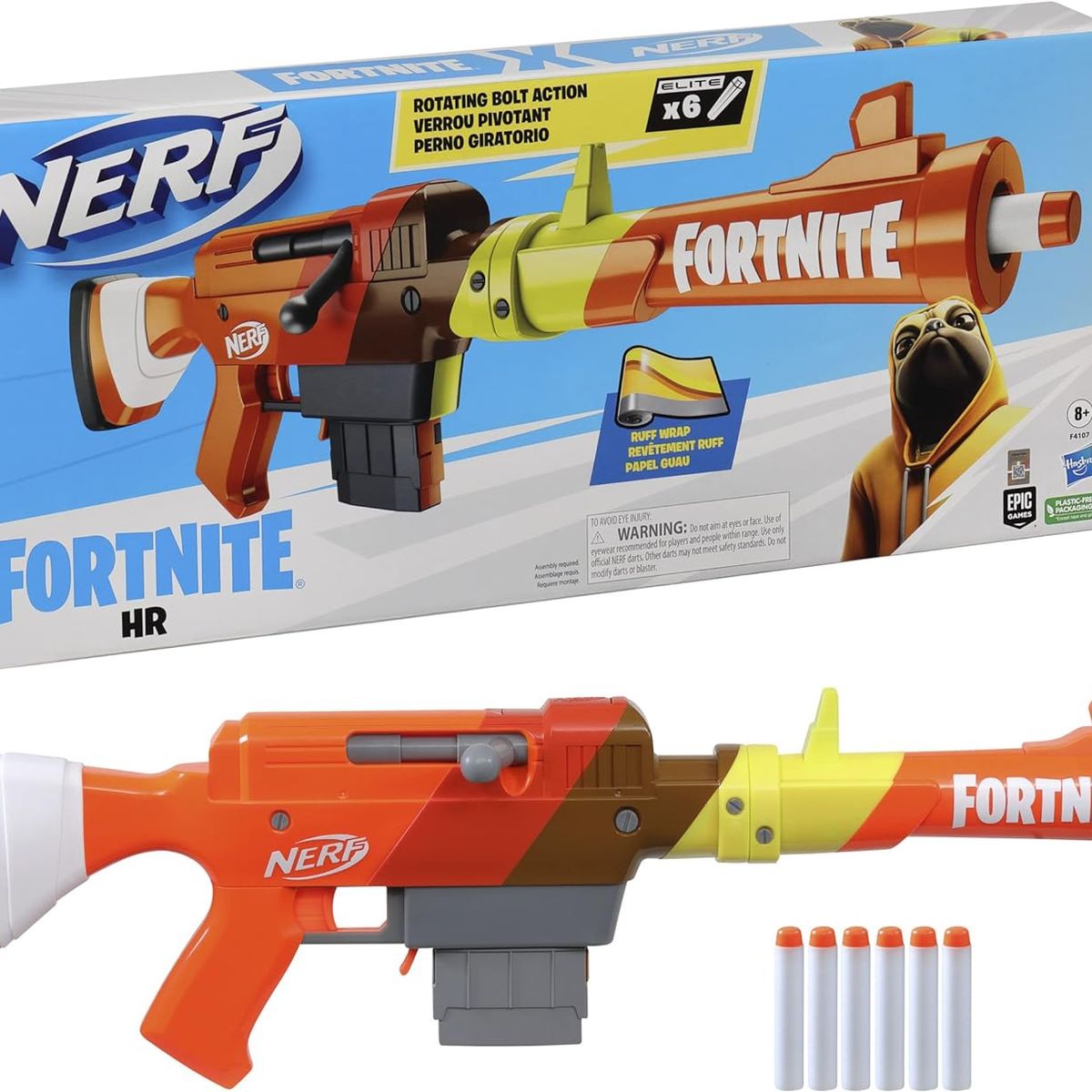 HASBRO - Pistola Nerf Lanzador Fortnite HR