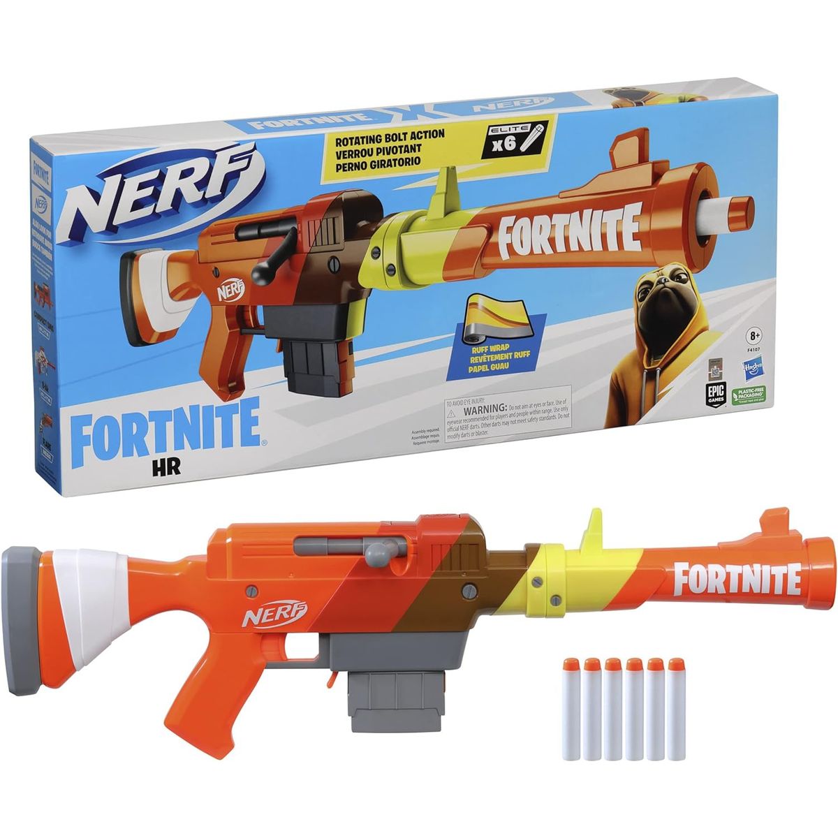 HASBRO - Pistola Nerf Lanzador Fortnite HR