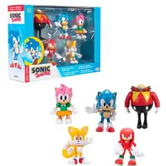 SONIC - Pack De 5 Figuras De 6 Cm.