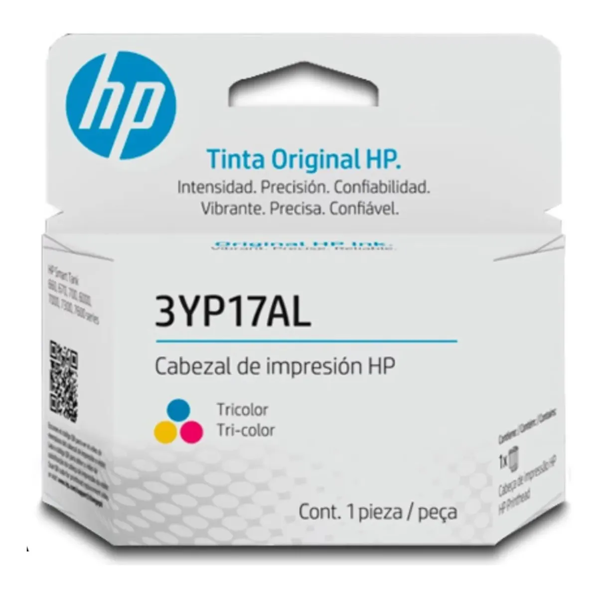 HP - Cabezal Hp 3YP17A Color para impresora smart tank 670 720 750 790
