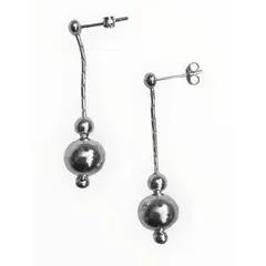 TAETHAI - Aros de plata 925 colgantes
