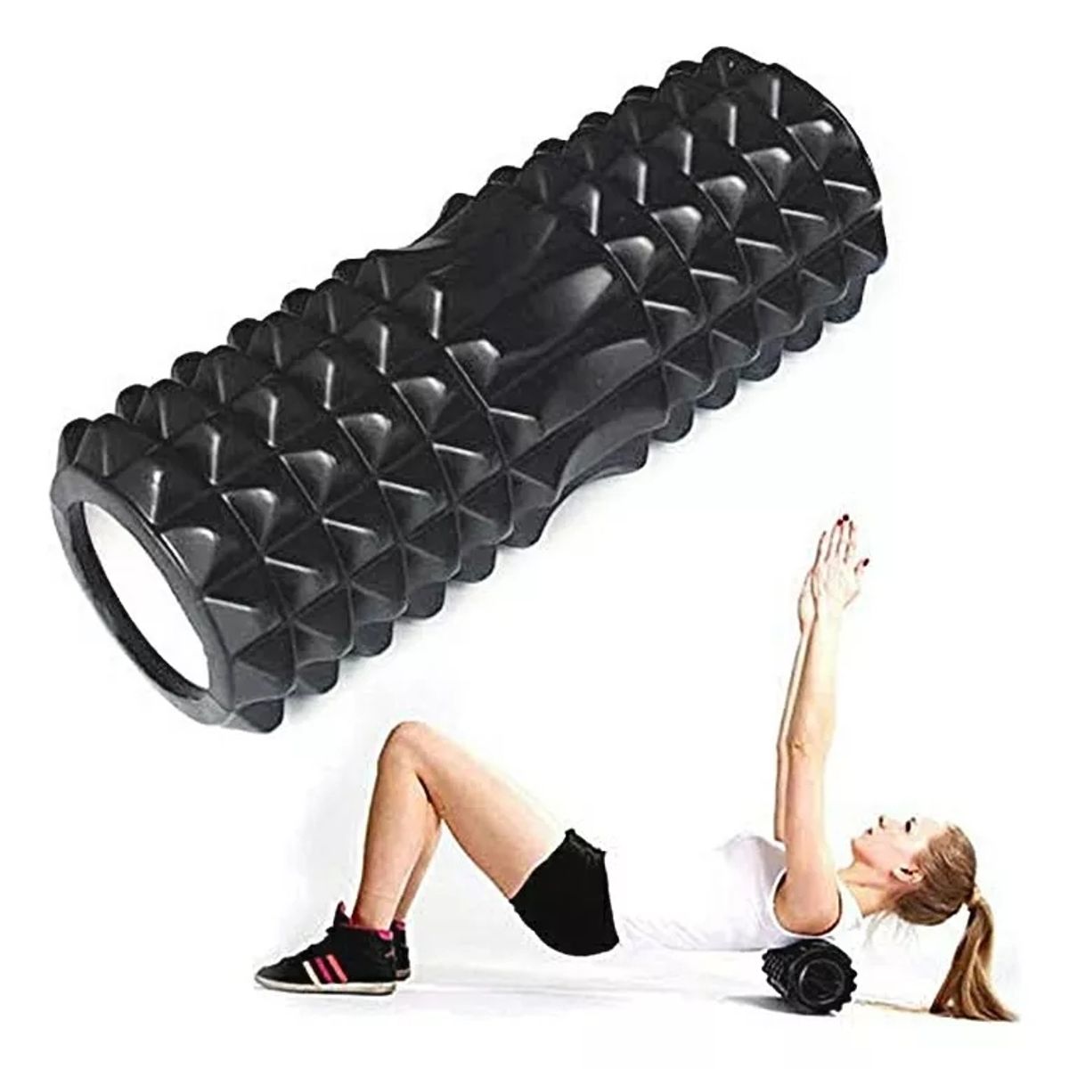 KUANGYE - Foam Roller Rodillo Yoga Pilates Fitness Masajeador Gym