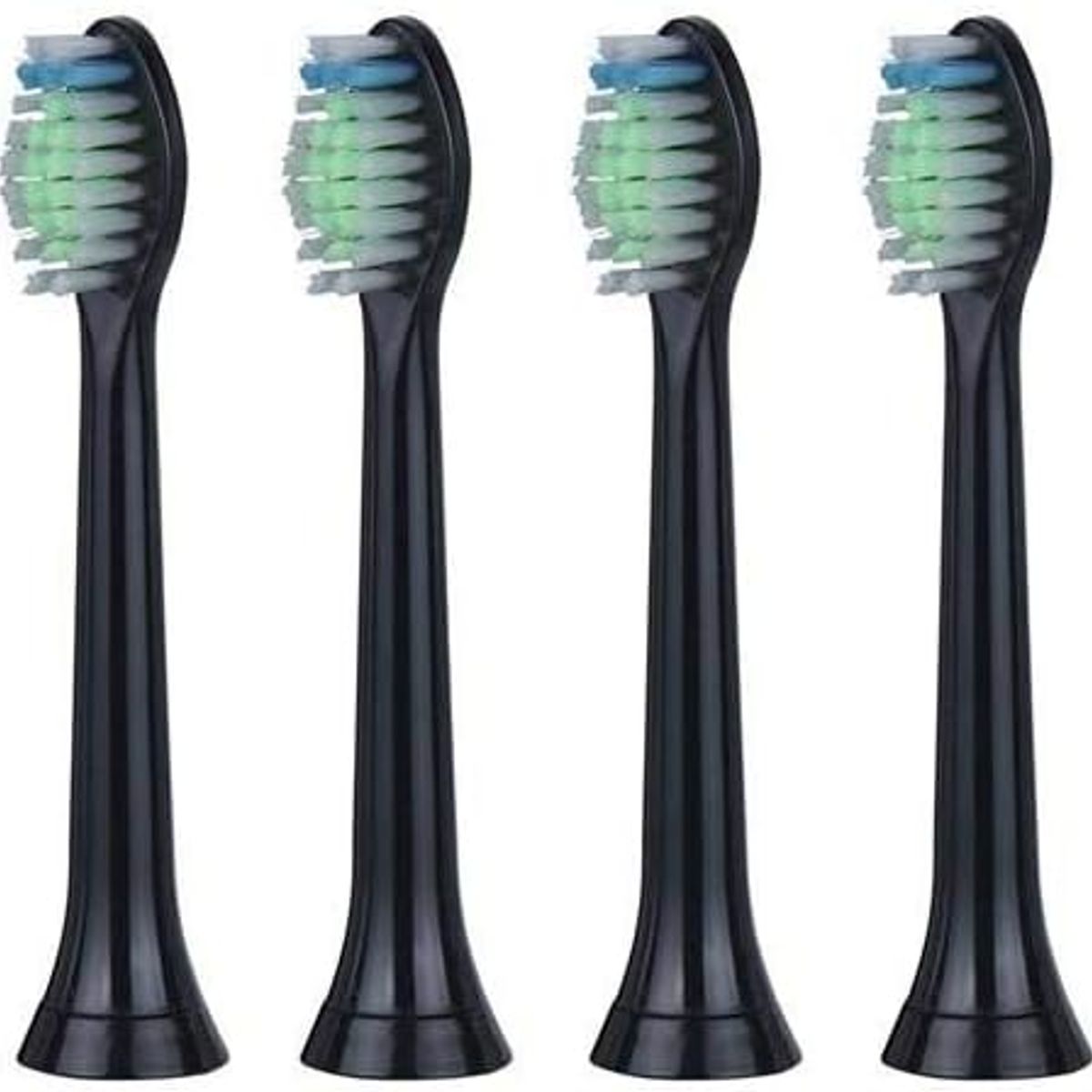 GENERICO - Cabezales Repuesto Cepillos Compatible Sonicare Philips X4 NEGRO