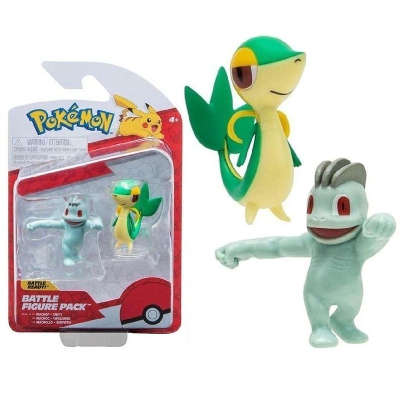 POKEMON - Pokémon Battle Figure Pack - Machop Y Snivy