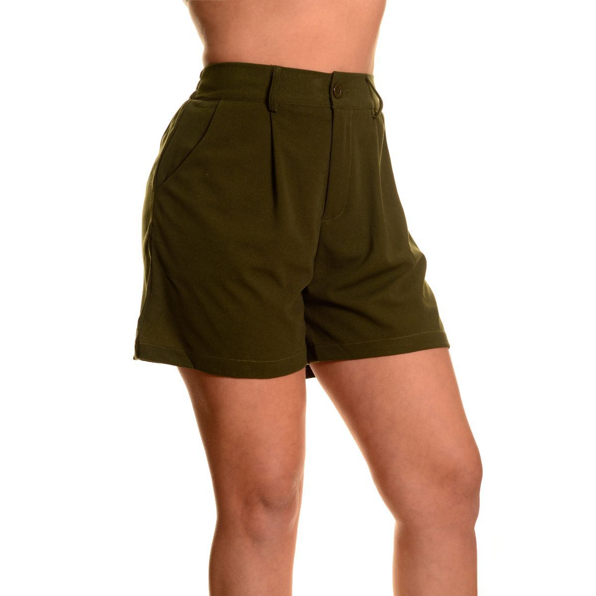 LOOK SHOP - Short Mujer, Plisado, Uso Casual O Formal. Juvenil 093