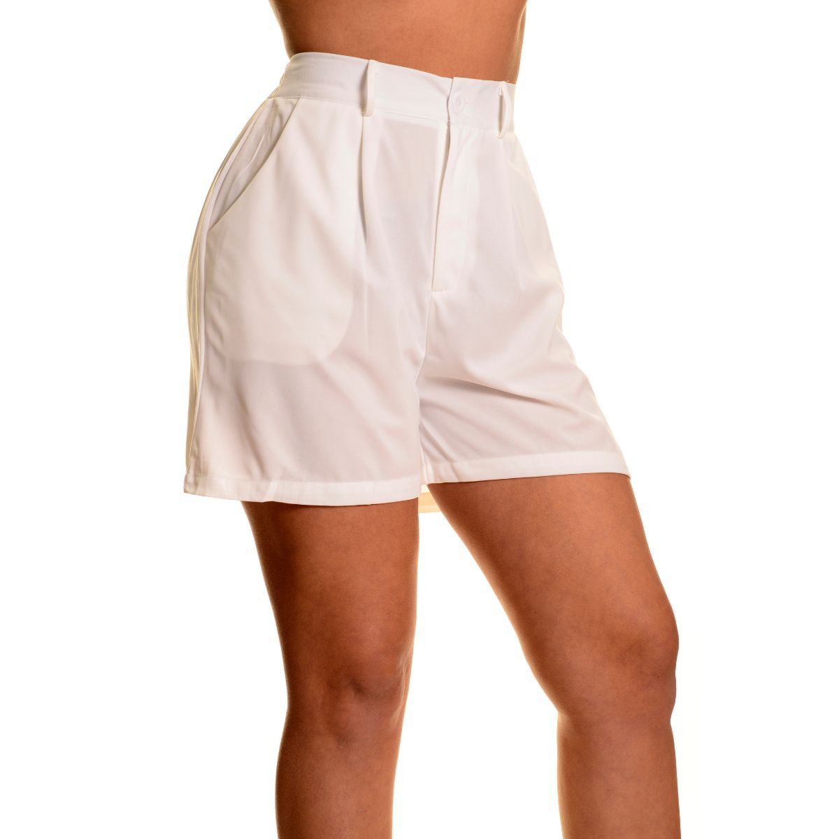 LOOK SHOP - Short Mujer, Plisado, Uso Casual O Formal. Juvenil 093