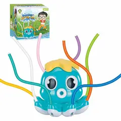 TIOZONEY - Juguete Pulpo Giratorio con Rociador de agua