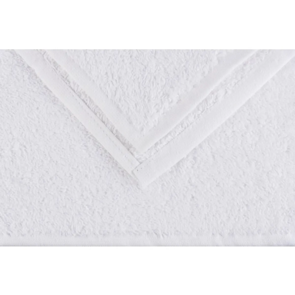 EL CASTILLO FRAZADAS - Toalla Baño Blanca 400 grs/m2 con Guarda