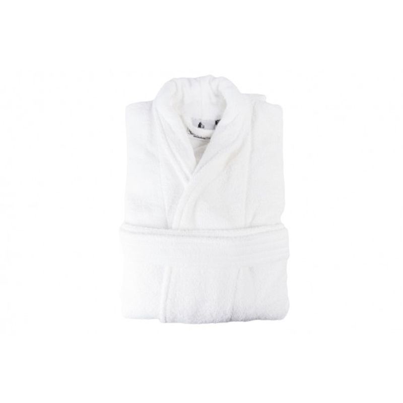 EL CASTILLO FRAZADAS - Bata Kimono 100 Algodón Toalla Blanca Talla Única