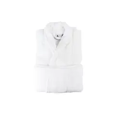 EL CASTILLO FRAZADAS - Bata Kimono 100 Algodón Toalla Blanca Talla Única