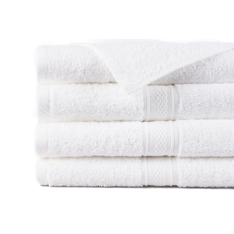 EL CASTILLO FRAZADAS - Toalla Baño Blanco 650 grs/m2 Con Guarda