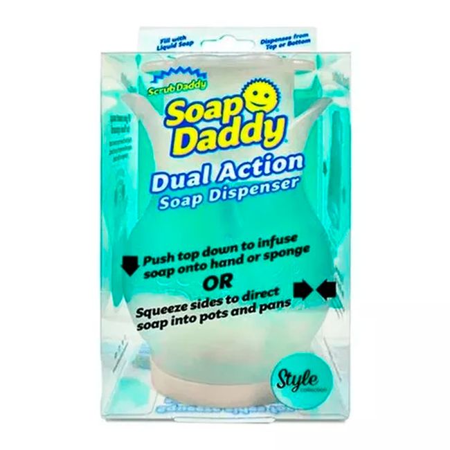 SCRUB DADDY - Dispensador de Lavalozas Soap Daddy Dual Action Scrub Daddy