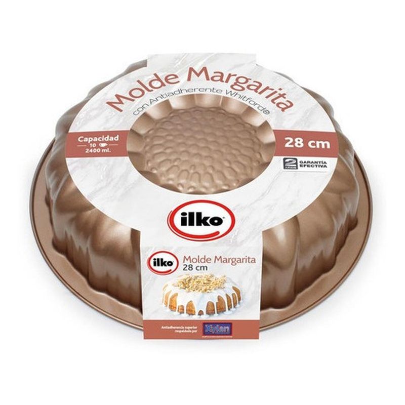 ILKO - Molde Margarita 28 Cms Antiadherente Cobre Ilko