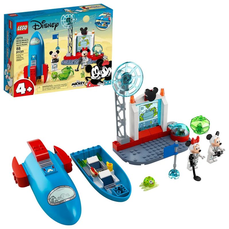 LEGO - LEGO Cohete Espacial de Mickey Mouse y Minnie Mouse - 10774 LEGO