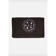 MAUI AND SONS - Billetera Retro Tyl Tri-Fold Negro Hombre